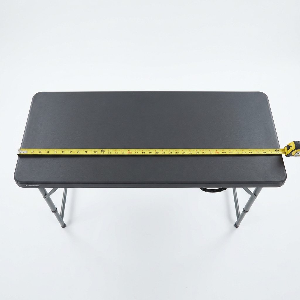Six foot folding table dimensions