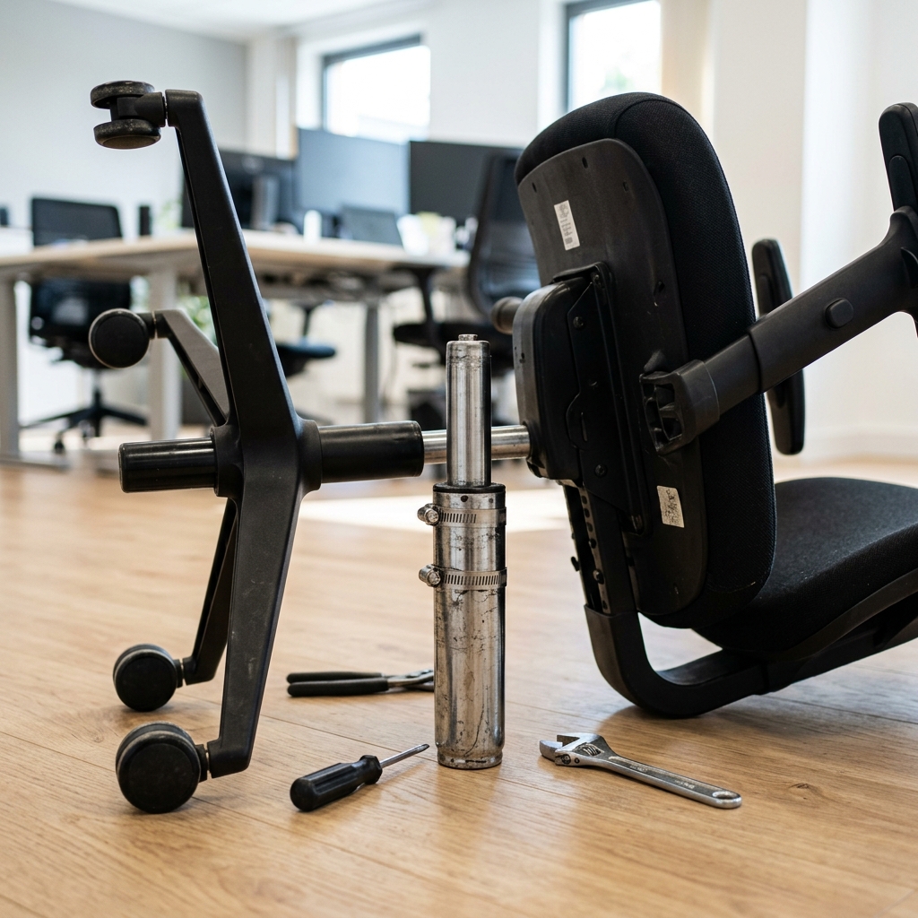 Office chair sinking fix