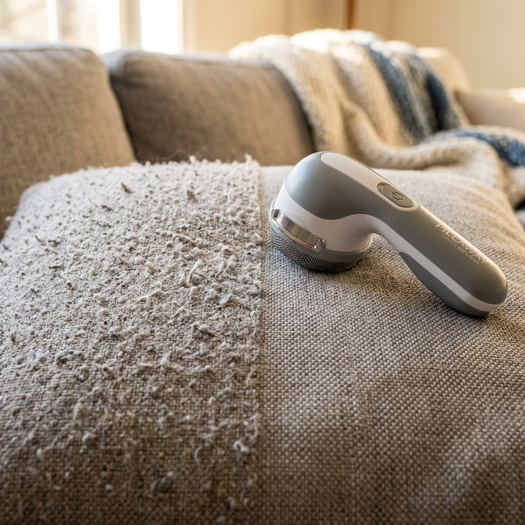 Fixing pilling on couch