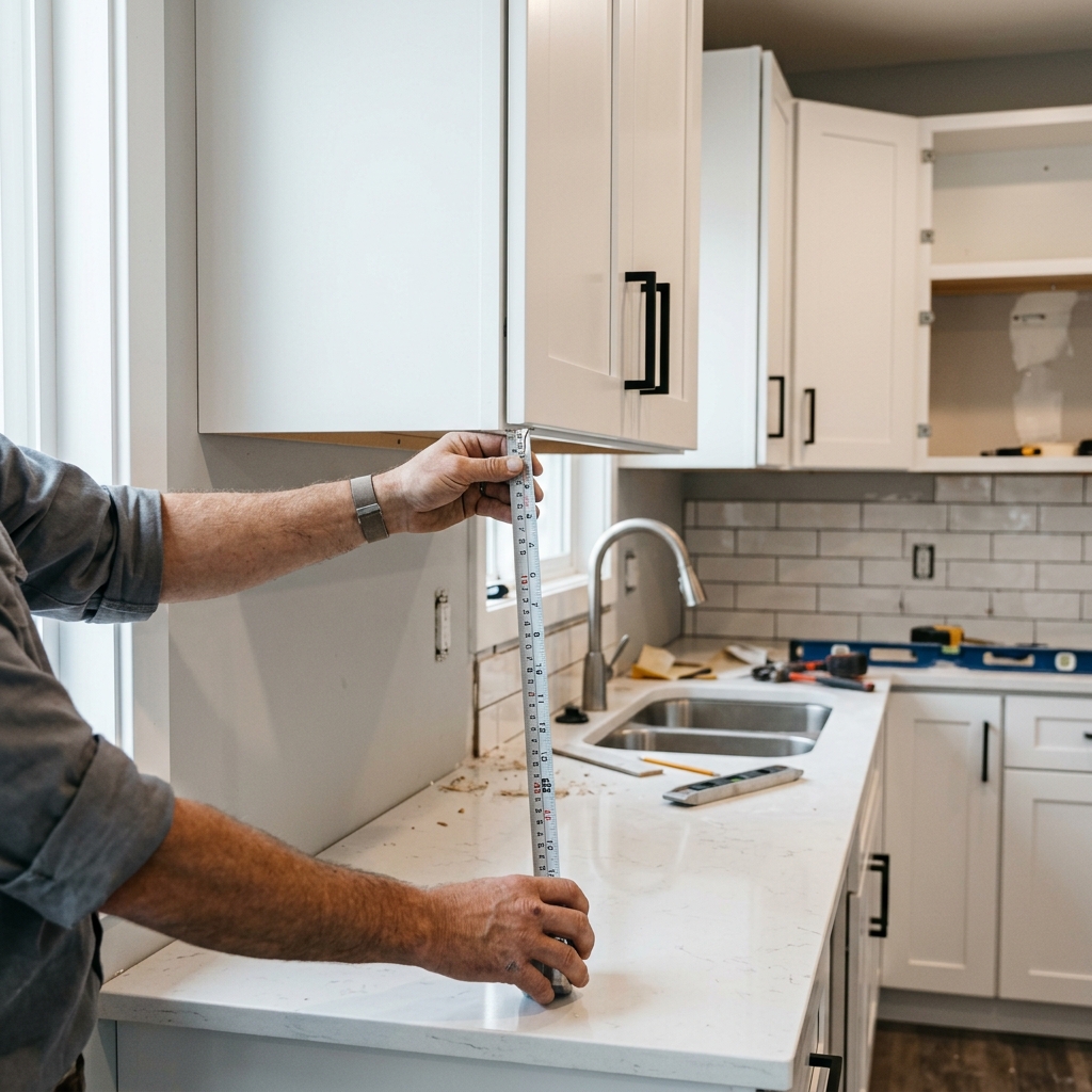 Kitchen cabinet height