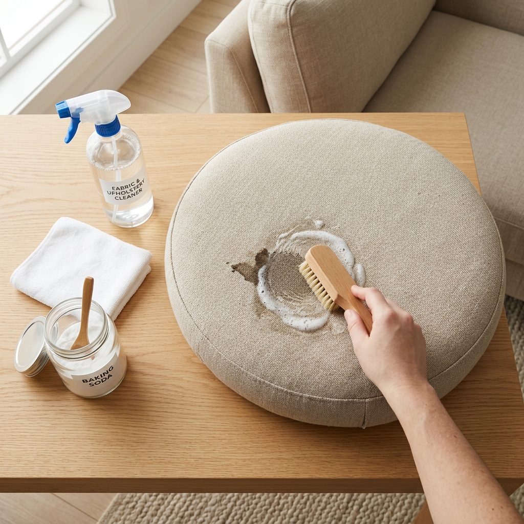 Deep cleaning couch cushion